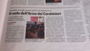 IC DELIANUOVA - IL RUOLO DELL'ARMA DEI CARABINIERI