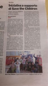 PRIMARIA SCIDO - INIZIATIVA A SUPPORTO DI SAVE THE CHILDREN